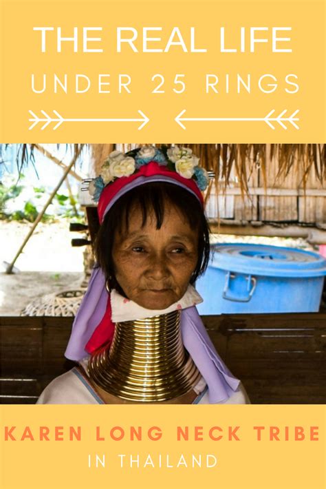 The Real Life Under 25 Neck Rings: Karen Long Neck Tribe .